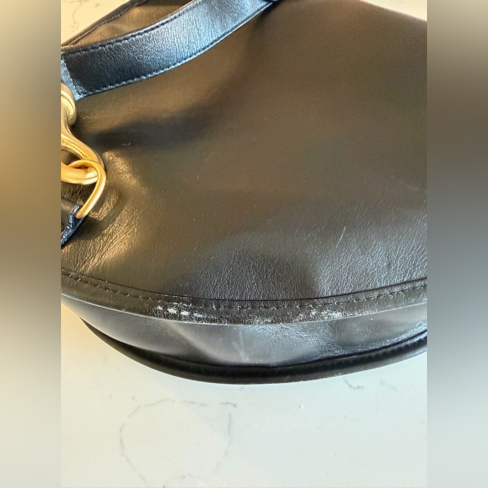 Gucci vintage horsebit tom ford era sling bag RARE black leather - Picture 5 of 11